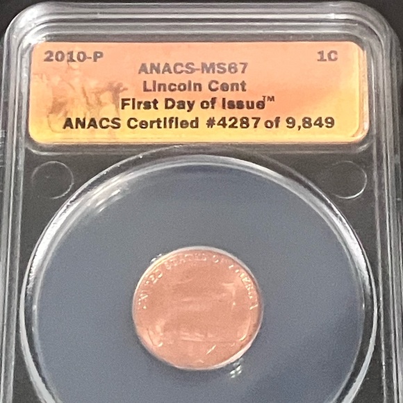 2010 P and 2010 D first Day issued penny .

SOLD.   SOLD - Picture 2 of 5